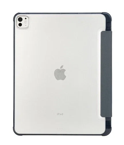 Tucano IPDP13M4ST-BBK Funda Folio para iPad Pro 13" 33 cm (2024) en Gris, Resistente a Golpes y con Modo Espera