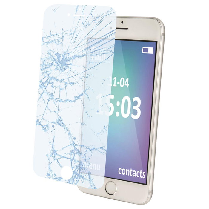 Fun Connection Protector Pantalla Vidrio Templado Anti-rayaduras para iPhone 6 Fácil de Poner Ultra Resistente