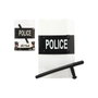 Atosa Set Policía Antidurbios con Escudo y Porra - 42x27 cm