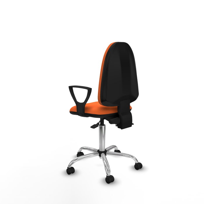 PIQUERAS Y CRESPO Silla de oficina Aýna Naranja con mecanismo Asincro