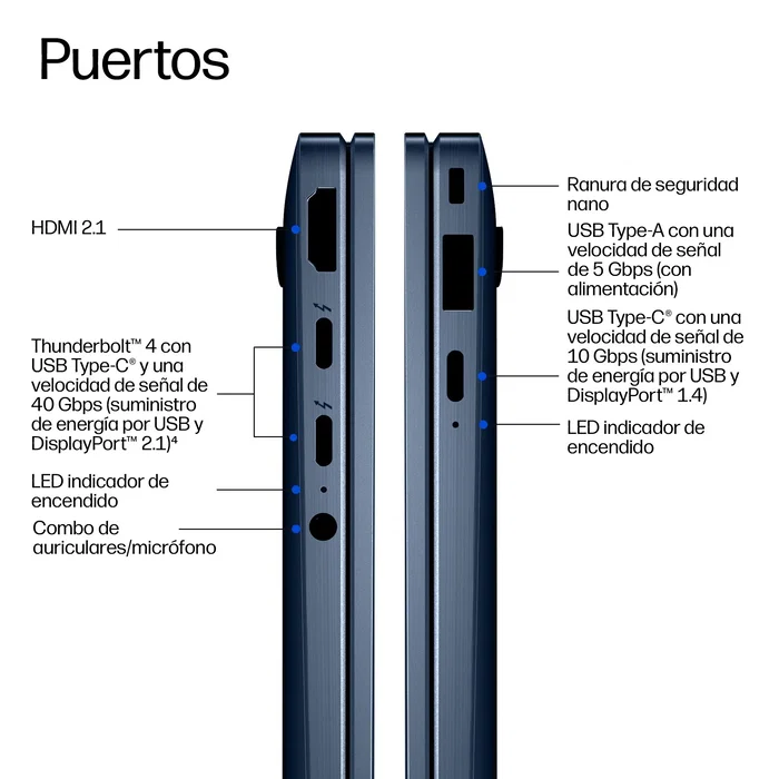HP EliteBook X Flip G2i 14 pulg. Intel Core Ultra X7 32 GB RAM 1 TB SSD Azul HP EliteBook X Flip G2i 14 pulg. Intel Core Ultra X7 32 GB RAM 1 TB SSD Azul