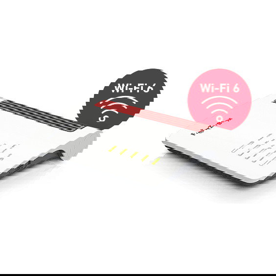AVM Fritz!Box 7510 Router de sobremesa Wi-Fi 6 (802.11ax) 600 Mbps, ADSL/VDSL, 1 puerto LAN Gigabit, Blanco