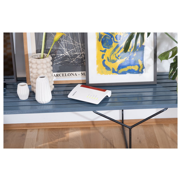AVM Fritz!Box 7510 Router de sobremesa Wi-Fi 6 (802.11ax) 600 Mbps, ADSL/VDSL, 1 puerto LAN Gigabit, Blanco
