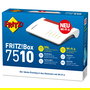 AVM Fritz!Box 7510 Router de sobremesa Wi-Fi 6 (802.11ax) 600 Mbps, ADSL/VDSL, 1 puerto LAN Gigabit, Blanco