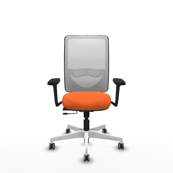 PIQUERAS Y CRESPO Silla de oficina Zulema Naranja y Blanco PIQUERAS Y CRESPO Silla de oficina Zulema Naranja y Blanco