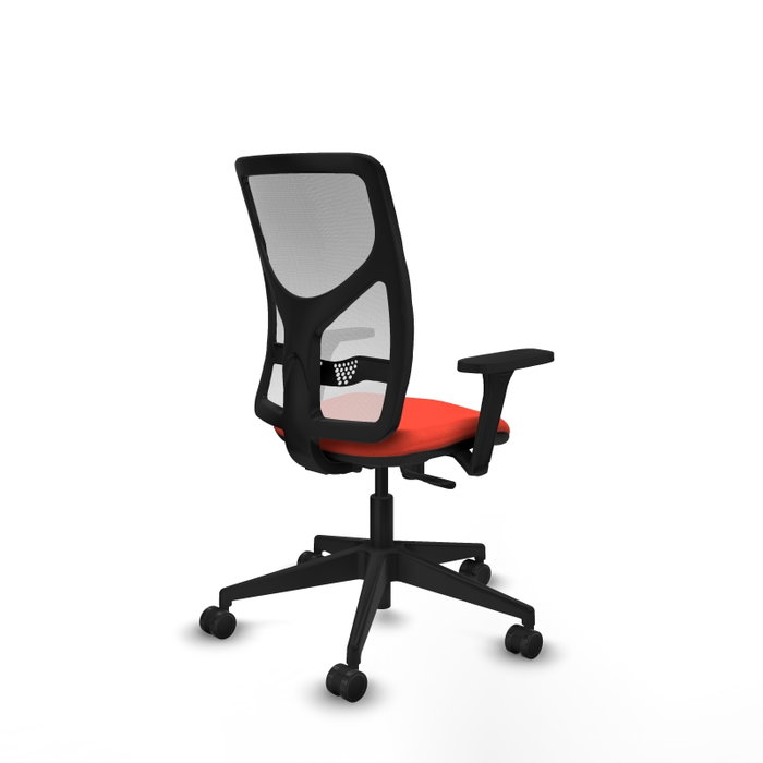 PIQUERAS Y CRESPO Silla de oficina Motilla con mecanismo Sincro, Naranja oscuro y Blanco PIQUERAS Y CRESPO Silla de oficina Motilla con mecanismo Sincro, Naranja oscuro y Blanco