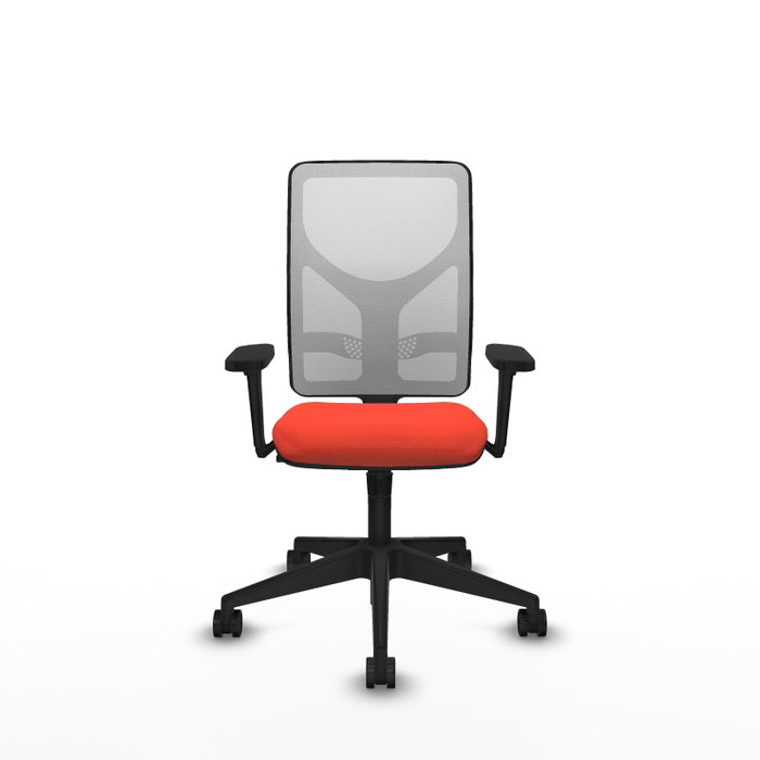 PIQUERAS Y CRESPO Silla de oficina Motilla con mecanismo Sincro, Naranja oscuro y Blanco PIQUERAS Y CRESPO Silla de oficina Motilla con mecanismo Sincro, Naranja oscuro y Blanco