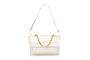 Vince Camuto Sorrento Bandolera Marfil Bolso de Hombro de Piel de Polivinilo
