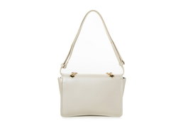 Vince Camuto Sorrento Bandolera Marfil Bolso de Hombro de Piel de Polivinilo