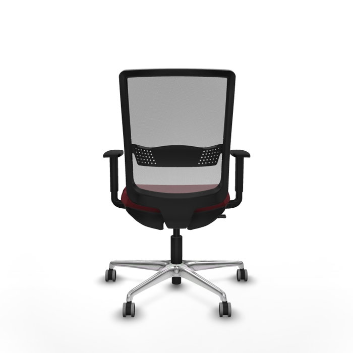 PIQUERAS Y CRESPO Silla de oficina Haches Granate y Gris PIQUERAS Y CRESPO Silla de oficina Haches Granate y Gris