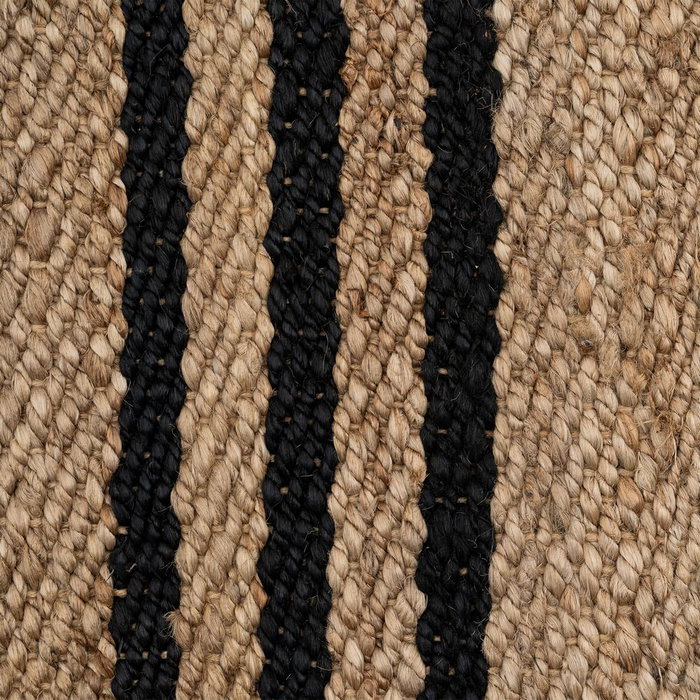 Alfombra Natural-Negro Yute Altea 160 X 230 cm Alfombra Natural-Negro Yute Altea 160 X 230 cm