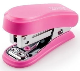 Grapadora Novus Mini (12H) Rosa (Incl. Caja 1000 Grapas 24/6)
