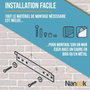 Nanook Soporte de pared ultraplano 32-55 pulgadas para TV LCD y OLED