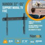 Nanook Soporte de pared ultraplano 32-55 pulgadas para TV LCD y OLED