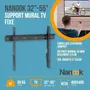 Nanook Soporte de pared para TV Ultraplano 32-55" LCD/OLED Negro AUC8712285345326