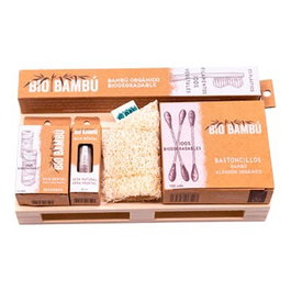 BIOBAMBU Kit de cuidado bucal con regalo de cepillo, hilo dental y bastoncitos