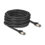 DeLOCK Cable de red RJ45 Cat.6A U/FTP ultraflexible 15 m Negro