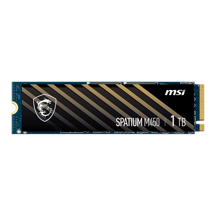 MSI SPATIUM M450 PCIe Gen4 x4 NVMe M.2 2280 SSD 1TB - 3600 MB/s Lectura, 3000 MB/s Escritura, para PC/Portátil MSI SPATIUM M450 PCIe Gen4 x4 NVMe M.2 2280 SSD 1TB - 3600 MB/s Lectura, 3000 MB/s Escritura, para PC/Portátil