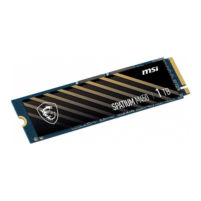 MSI SPATIUM M450 PCIe Gen4 x4 NVMe M.2 2280 SSD 1TB - 3600 MB/s Lectura, 3000 MB/s Escritura, para PC/Portátil MSI SPATIUM M450 PCIe Gen4 x4 NVMe M.2 2280 SSD 1TB - 3600 MB/s Lectura, 3000 MB/s Escritura, para PC/Portátil