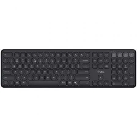 Trust 25635 Teclado Compacto Inalámbrico Bluetooth Multidispositivo Táctil de Tamaño Completo Trust 25635 Teclado Compacto Inalámbrico Bluetooth Multidispositivo Táctil de Tamaño Completo