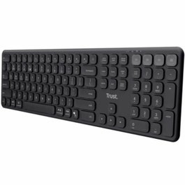 Trust Vaiya Teclado Inalámbrico Multidispositivo Negro