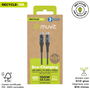 muvit for change cable Tipo C a Tipo C 100W con pantalla LCD gris