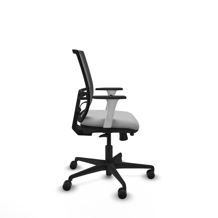 PIQUERAS Y CRESPO Silla de oficina Yunquera con mecanismo Sincro/Traslack Gris claro y Negro PIQUERAS Y CRESPO Silla de oficina Yunquera con mecanismo Sincro/Traslack Gris claro y Negro