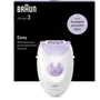 Braun Depiladora Eléctrica SE3-031 - 2 Modos de Depilación - Color Blanco/Rosa