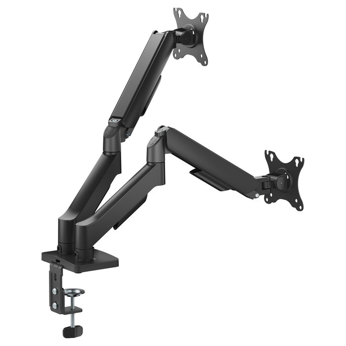 Equip 650131 Soporte Escritorio para 2 Monitores 17"-32" 30kg Gas Spring Negro Equip 650131 Soporte Escritorio para 2 Monitores 17"-32" 30kg Gas Spring Negro