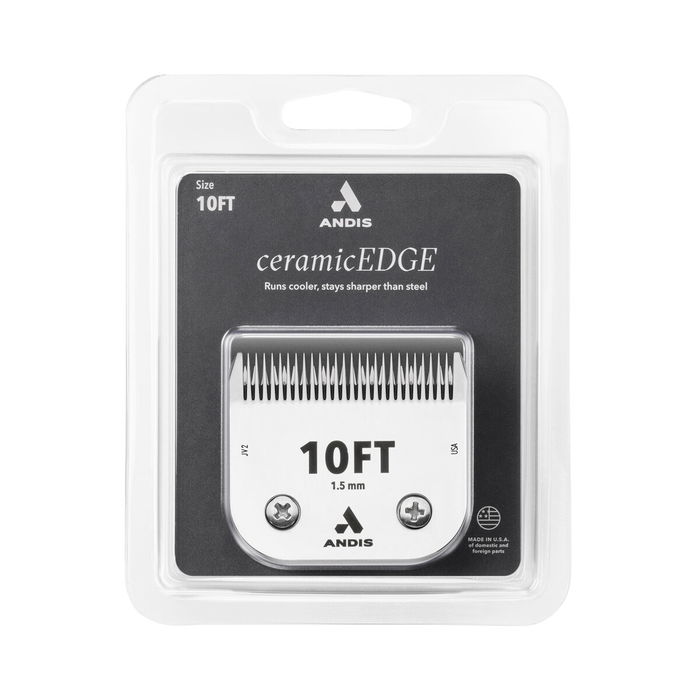 Andis CeramicEdge Size 10 Cuchilla de Dientes Finos para Peinados Limpios y Suaves