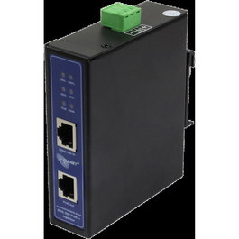 ALLNET PoE Inyector Industrial MultiGigabit PoE BT con Power-Booster (15.4W/30W/90W) DIN Carcasa Metálica ALL-PI2015MGPB-B
