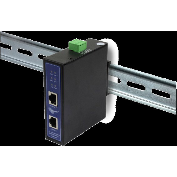 ALLNET PoE Inyector Industrial MultiGigabit PoE BT con Power-Booster (15.4W/30W/90W) DIN Carcasa Metálica ALL-PI2015MGPB-B