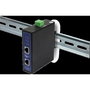 ALLNET PoE Inyector Industrial MultiGigabit PoE BT con Power-Booster (15.4W/30W/90W) DIN Carcasa Metálica ALL-PI2015MGPB-B