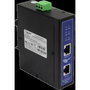 ALLNET PoE Inyector Industrial MultiGigabit PoE BT con Power-Booster (15.4W/30W/90W) DIN Carcasa Metálica ALL-PI2015MGPB-B