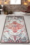 Conceptum Alfombra de Pasillo Antibacteriana Antideslizante 150 x 200 cm de Poliéster Lavable a Máquina