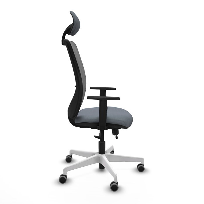 PIQUERAS Y CRESPO Silla de oficina Zulema Gris con Mecanismo Sincro/Traslack PIQUERAS Y CRESPO Silla de oficina Zulema Gris con Mecanismo Sincro/Traslack