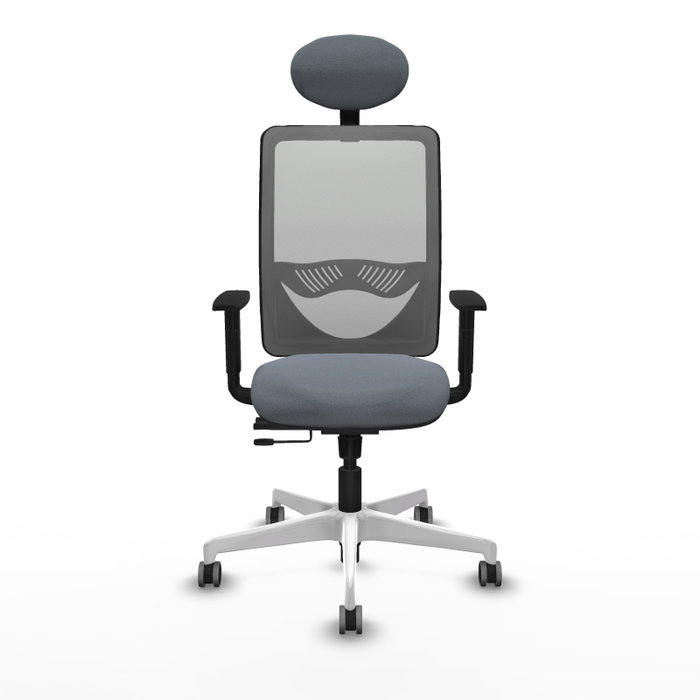 PIQUERAS Y CRESPO Silla de oficina Zulema Gris con Mecanismo Sincro/Traslack PIQUERAS Y CRESPO Silla de oficina Zulema Gris con Mecanismo Sincro/Traslack