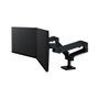 Ergotron LX Pro Series 45-686-292 Soporte doble para Monitor de Escritorio, 2 pantallas hasta 27" (68.6cm) y 10kg cada una, 100x100mm VESA, ajuste de altura/inclinación, color Negro