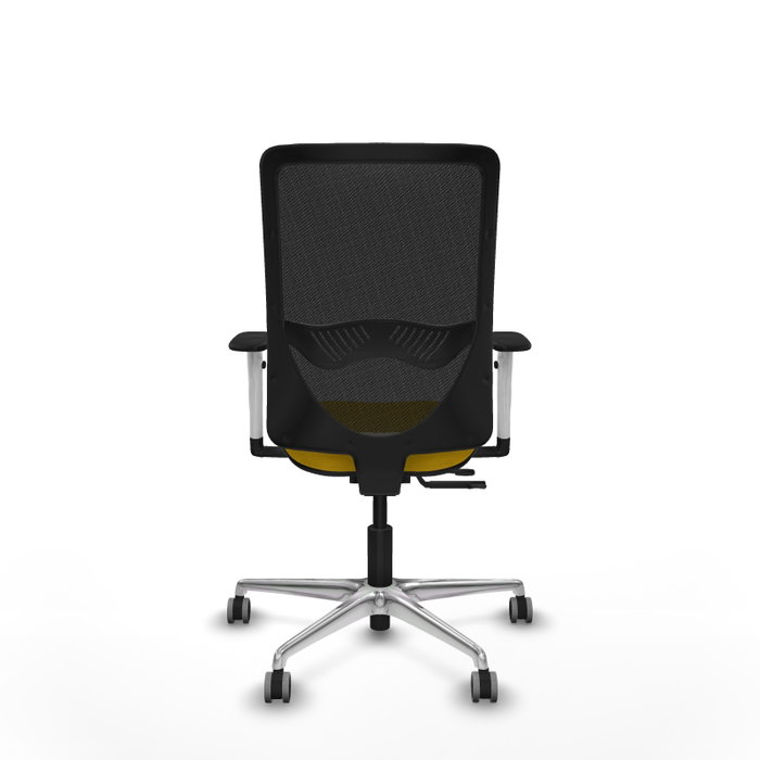 PIQUERAS Y CRESPO Silla de oficina Zulema con mecanismo Sincro/Traslack, Amarillo y Negro PIQUERAS Y CRESPO Silla de oficina Zulema con mecanismo Sincro/Traslack, Amarillo y Negro