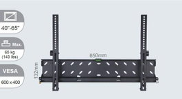 Vivolink VLMW4065T Soporte de pared Negro 65 Kg