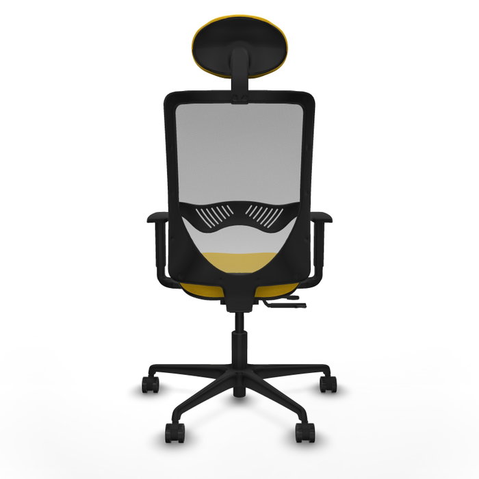 PIQUERAS Y CRESPO Silla de oficina Zulema Amarillo y Gris PIQUERAS Y CRESPO Silla de oficina Zulema Amarillo y Gris