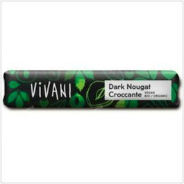VIVANI Barrita de Chocolate Negro Praliné y Avellana 18ud