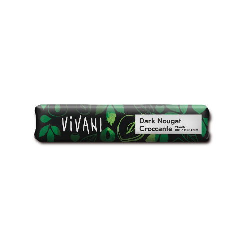 VIVANI Barrita de Chocolate Negro Praliné y Avellana 18ud