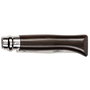 Opinel Navaja de bolsillo No. 08 de ébano negro con caja de regalo