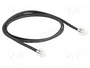 DeLOCK Cable telefónico RJ11 a RJ11 negro 1 m