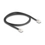 DeLOCK Cable telefónico RJ11 a RJ11 negro 1 m