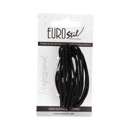 Eurostil Gomas Finas Colita Negro Pack 100 Unidades