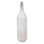 Ixia Botella Decorativa de Metal Blanco Rozado 15 x 15 x 60,50 cm