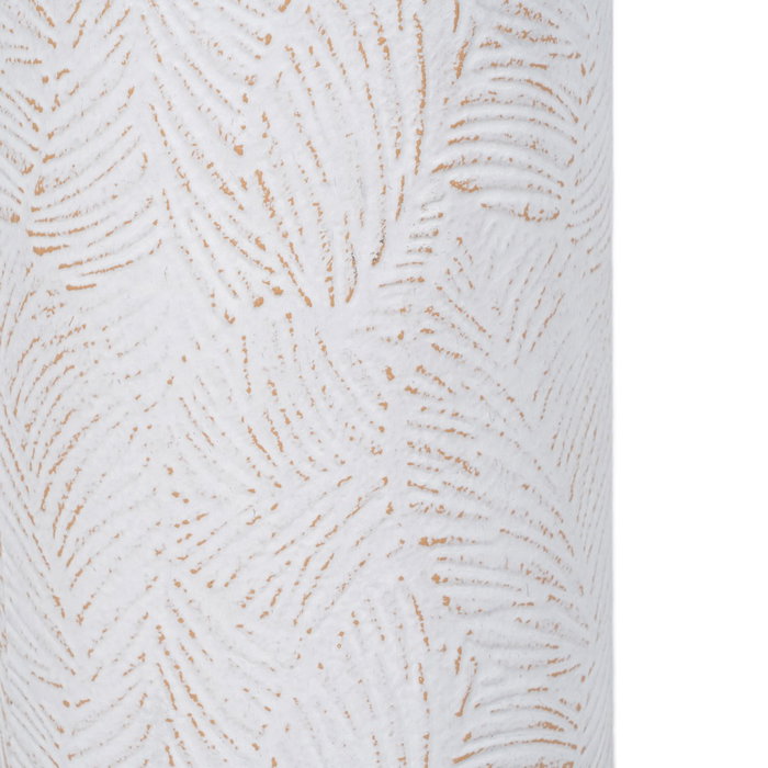 Botella Blanco Rozado Metal Decoración 15 X 15 X 60,50 cm