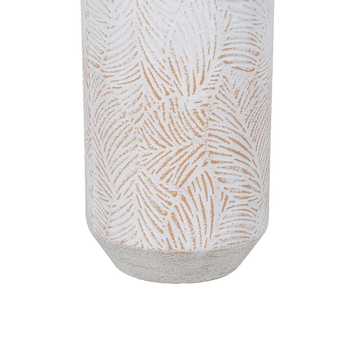 Botella Blanco Rozado Metal Decoración 15 X 15 X 60,50 cm